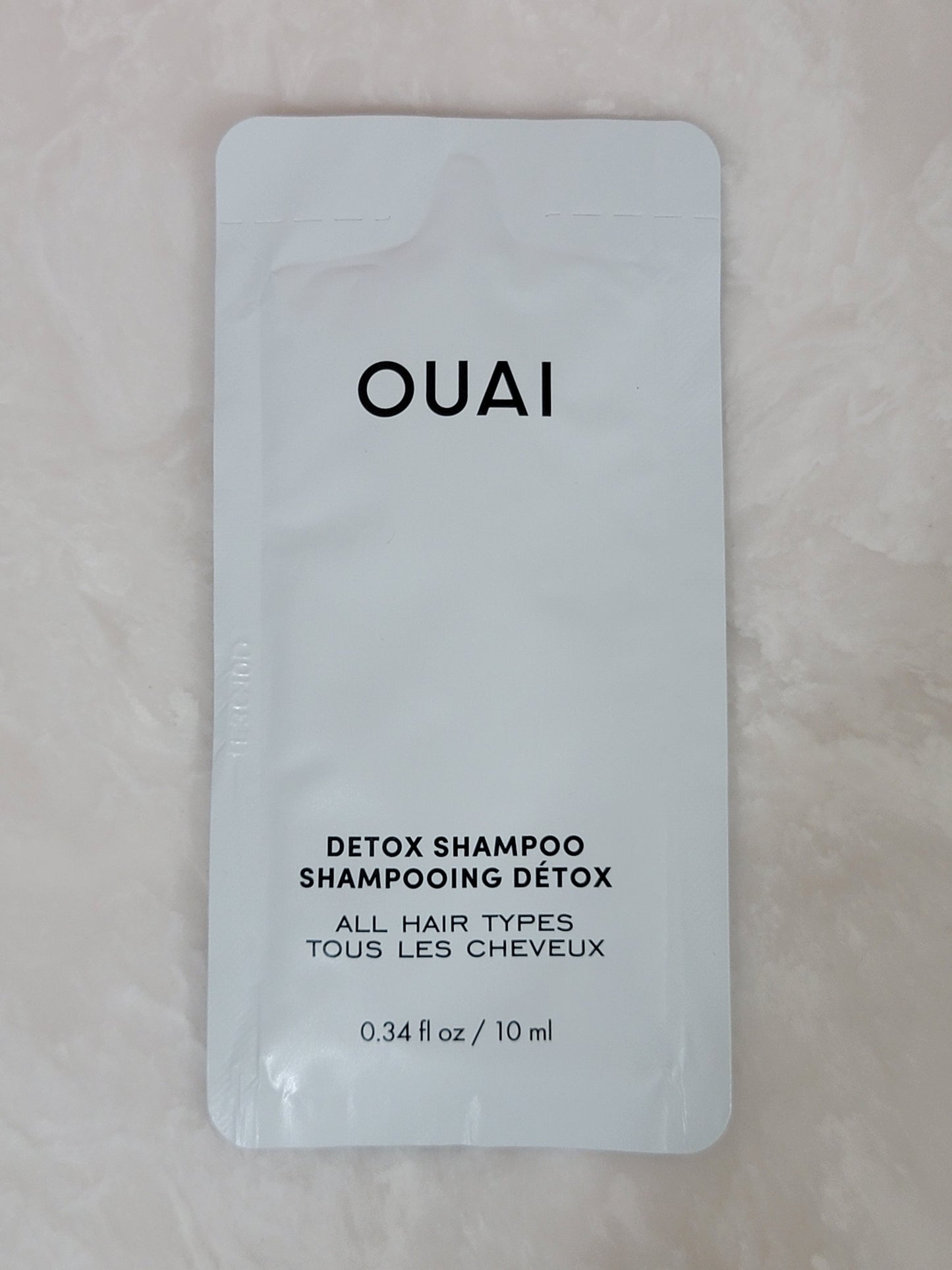 Lot of (5) 10ml packets of Ouai Detox Shampoo (50ml total)