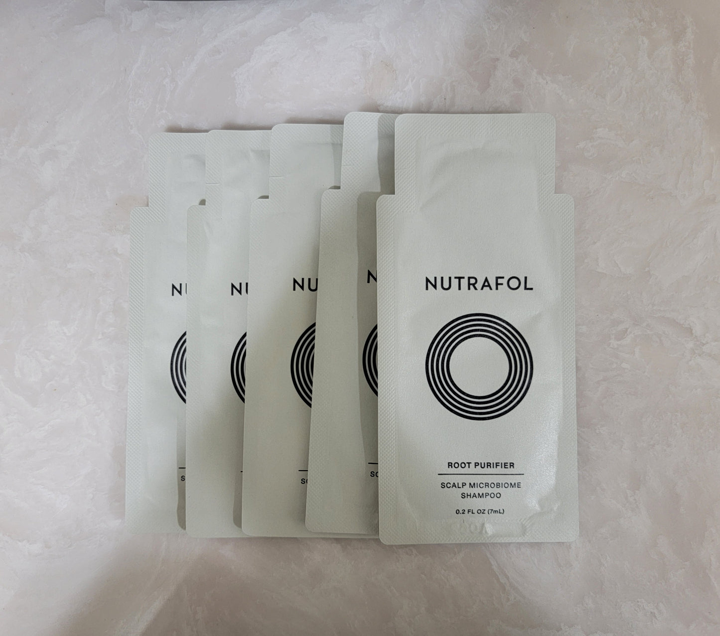 Nutrafol Root Purifier Scalp Microbiome Shampoo - Lot of (5) 7ml Sachets