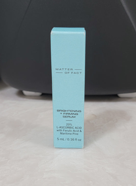 Matter of Fact Brightening Firming Serum, containing 20% L-Ascorbic Acid with Ferulic Acid & Maritime Pine