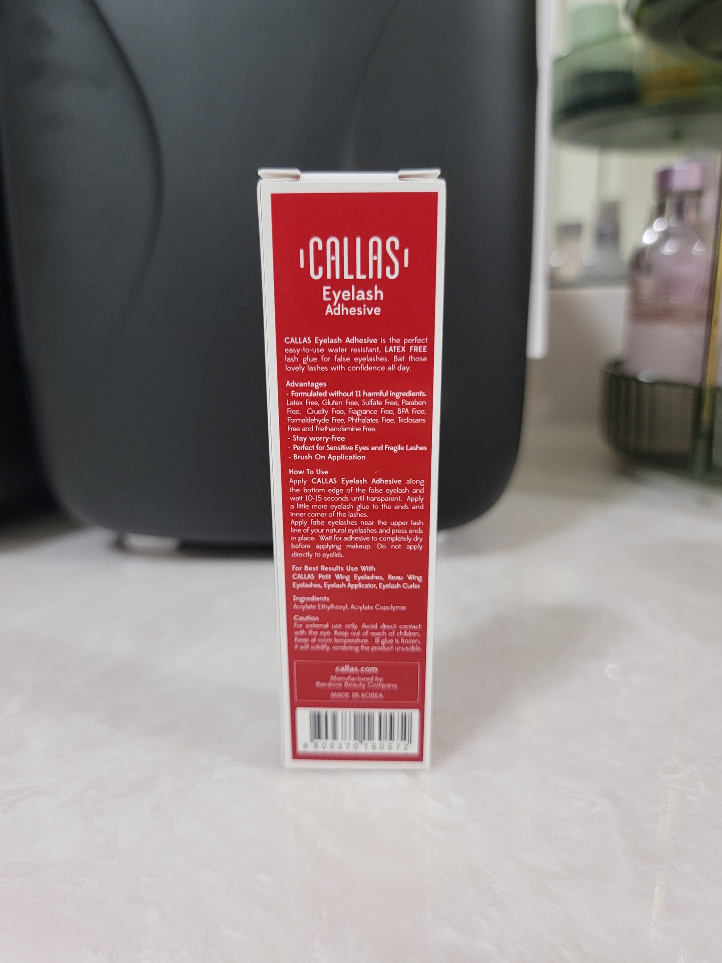 Callas Clear Latex-Free Hypoallergenic Eyelash Adhesive