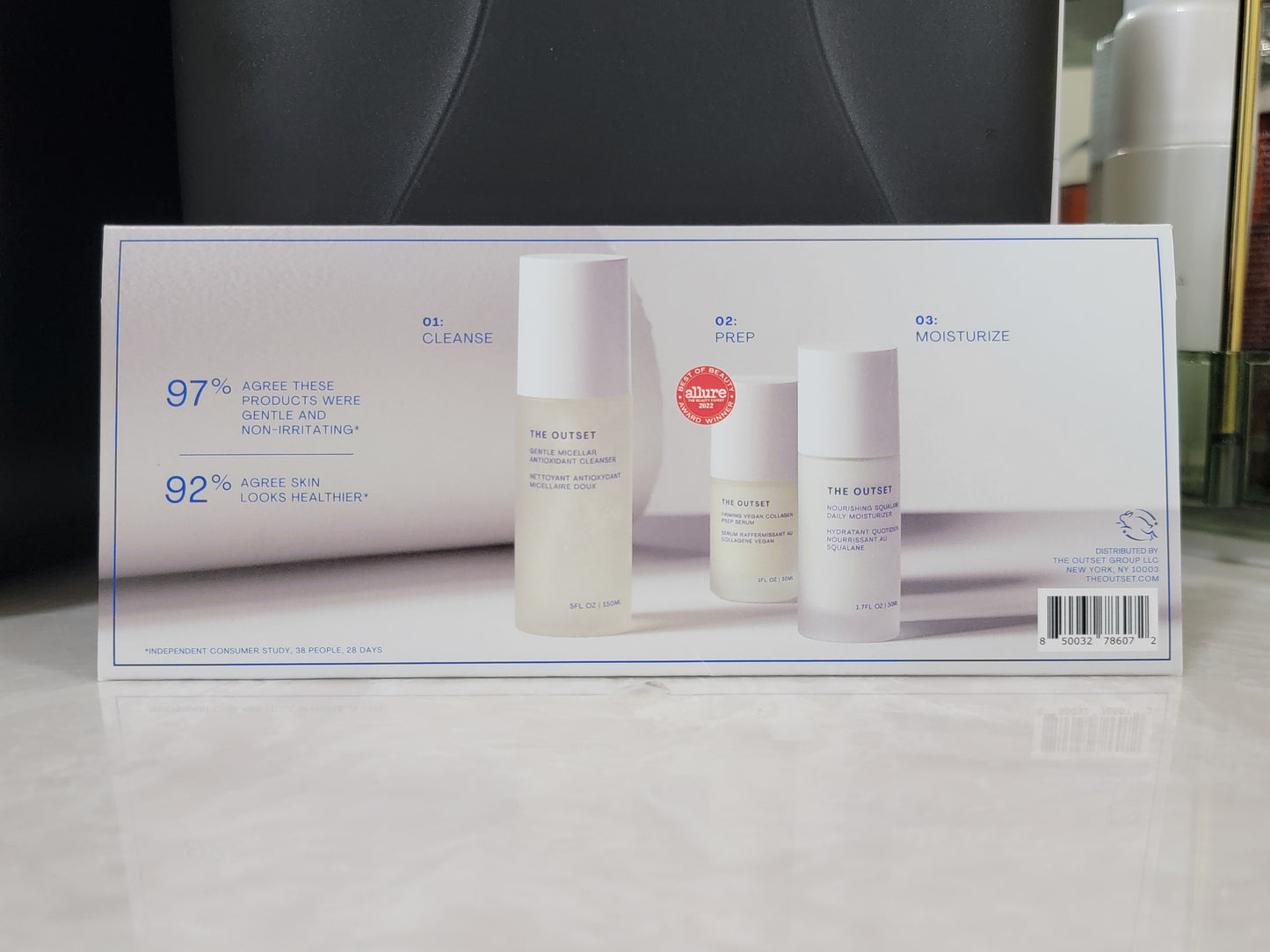 The Outset Daily Essentials Regimen - 2 Sample Sets