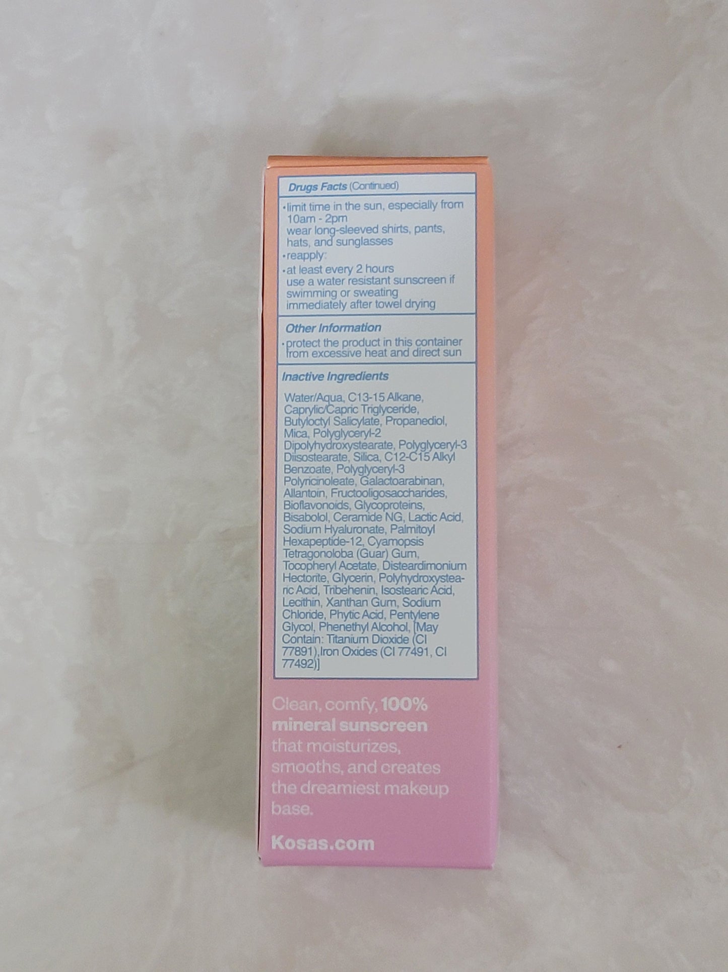 Kosas DreamBream Comfy Smooth Sunscreen Broad Spectrum SPF 40