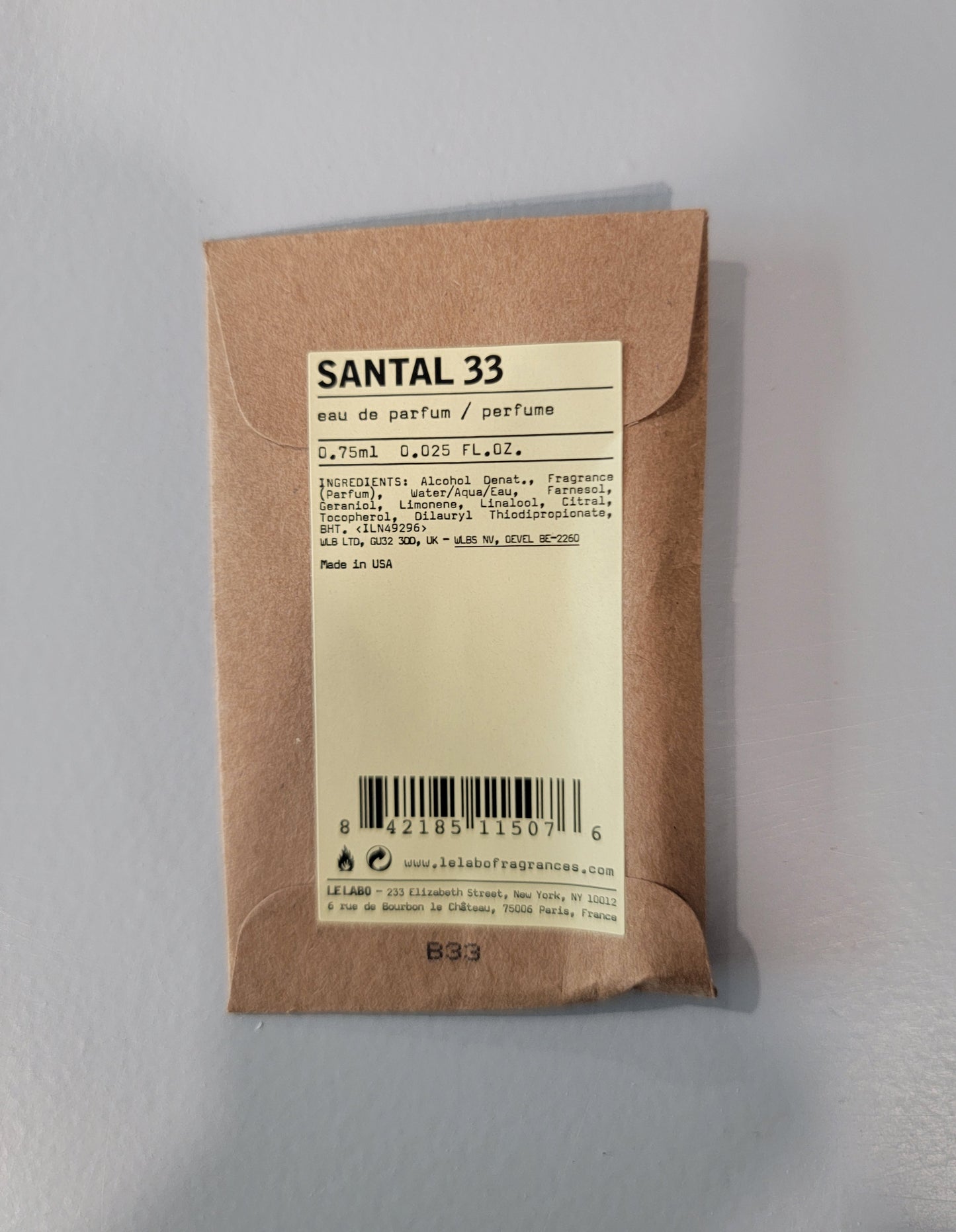 Le Labo Santal 33 EDP