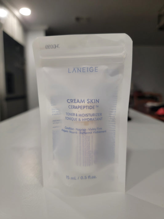 Laneige Cream Skin Cerapeptide Toner & Moisturizer