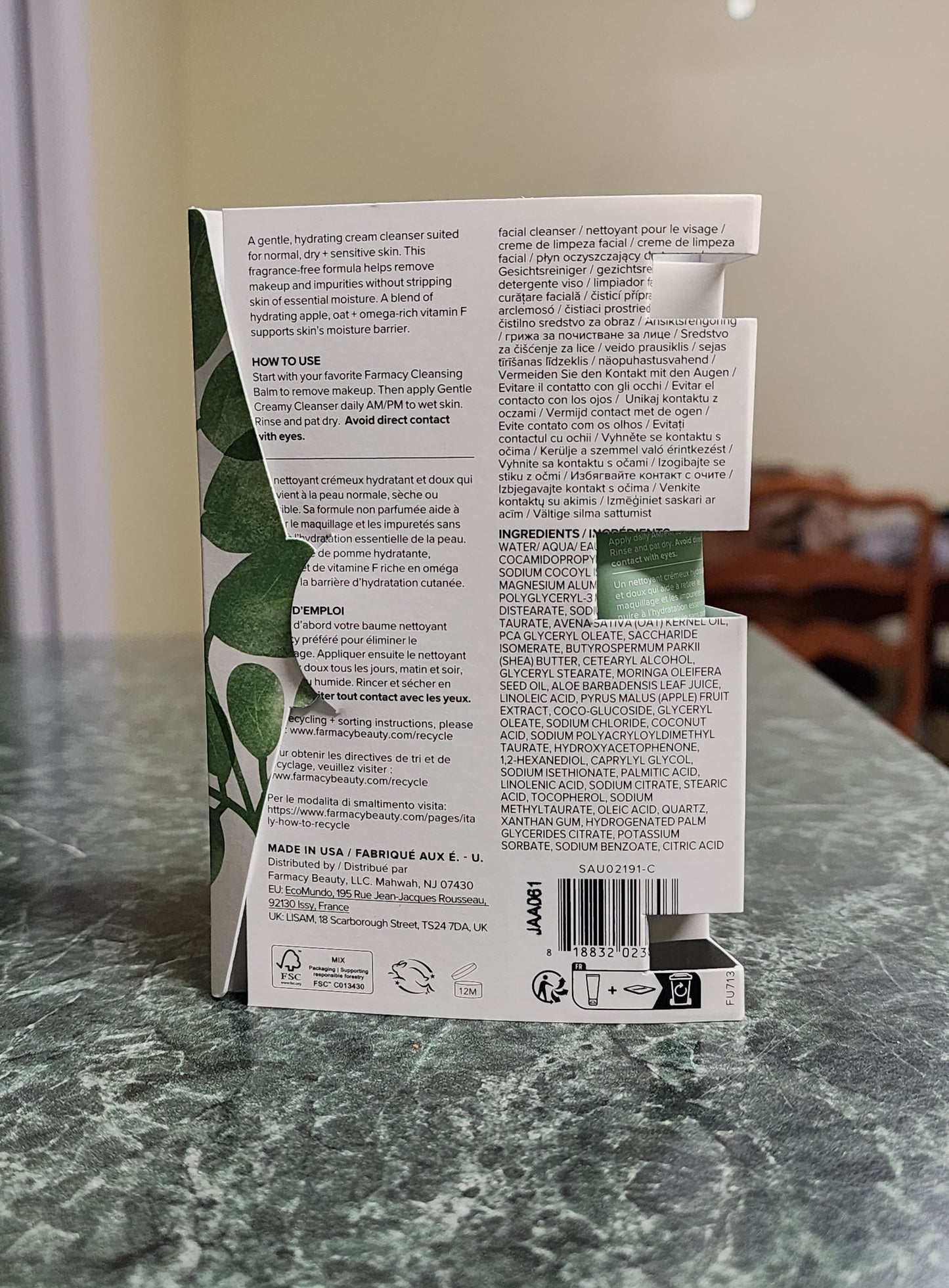 Farmacy Green Clean Gentle Creamy Cleanser