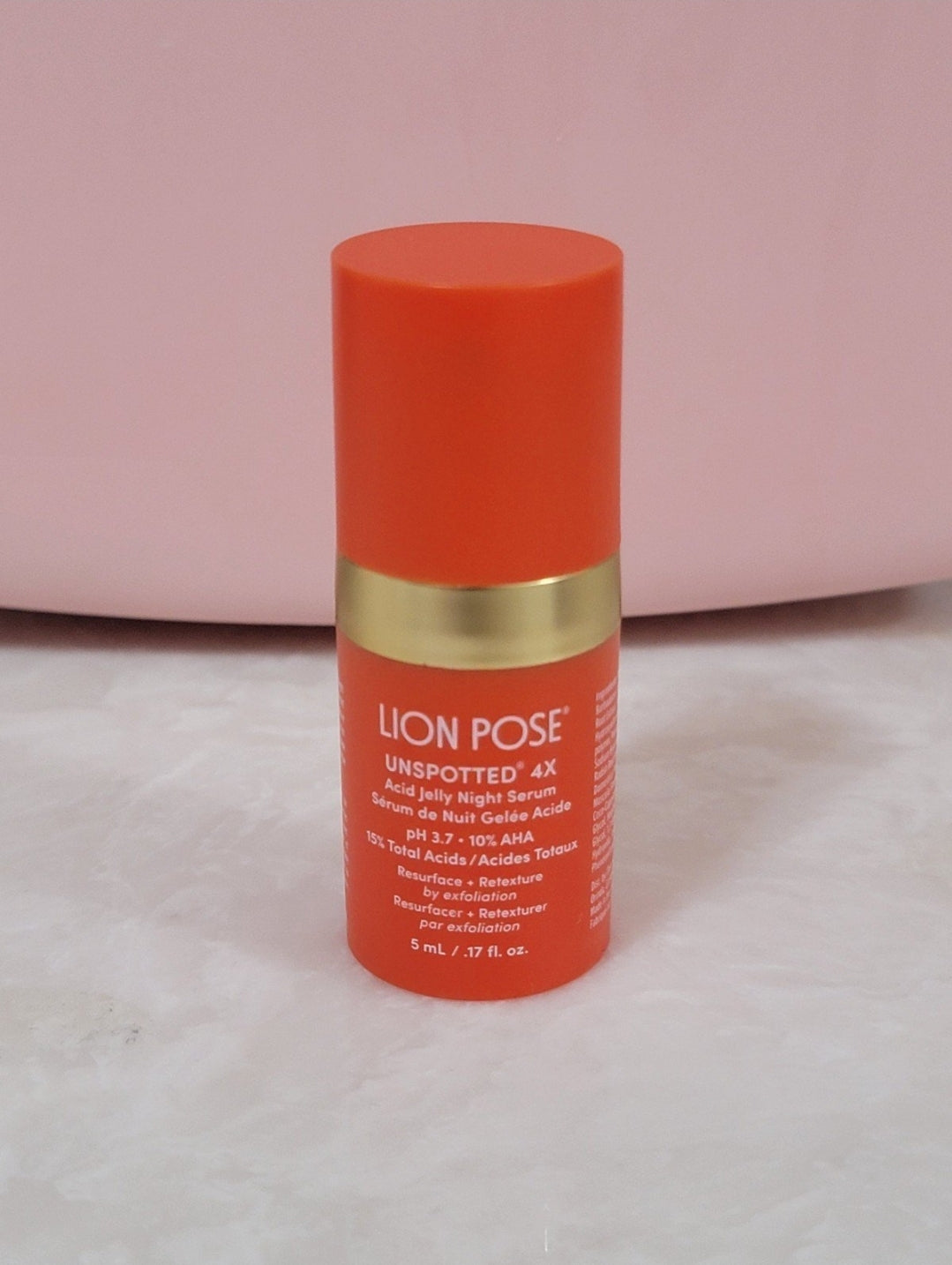 Lion Pose UNSPOTTED 4X® Acid Jelly Night Serum